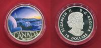 Kanada 10 Dollars Silbermünze Leuchtturm Peggy’s Point - Lighthouse Peggy's Point (m. Farbauflage) -