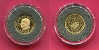 Liberia 10 Dollars Minigoldmünze Gold 2003 Papst Johannes Paul II. (1/25 oz) Polierte Platte in Kapsel mit Zertifikat