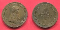 Russland Russia Rußland Medaille in Münzform Fantasie Fantasy Novodel Art Portrait Zar Paul Pawel I. Kleiner Kopf -