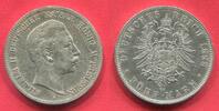 Kaiserreich Deutschland Preußen 5 Mark Mit MDM Zertifikat Dreikaiserjahr Wilhelm II. Kleiner Adler Key Date One Year Type -