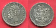 Rumänien Romania 5 Lei Carol I (1881-1914) Jahrgang key Date low Mintage 82460 Auflage -