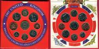 Großbritannien, England, UK Brilliant Uncirculated Coin Collection 1 Penny - 2 Pounds Kursmünzensatz -