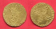 Frankreich France Gold Ecu with sun Soleil Sonne 1588 O Henry III Heinrich (1574-1589) O Rennes (124