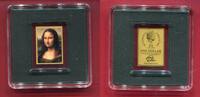 Tokelau 1 Dollar Gold Mona Lisa (m. Farbauflage) -