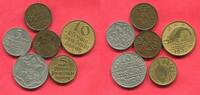 Danzig Lot, 1, 5 und 10 Pfennig Cu/Ni und Cu 6 Münzen -
