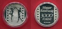 Ungarn 3000 Forint Silbergedenkmünze 100. Jahrestag des ersten ungarischen Films -