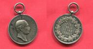 Sachsen Für Treue in der Arbeit Tragbare Medaille Versilbert Fr. August III. -
