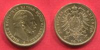 Preußen 20 Mark Gold Wilhelm I. Key Date first Year -