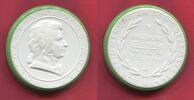 Deutschland Germany 1933 - 1945 Porzellan Medaille Weiß / Grün Meissner Mozart Erinnerung 5. Dezember 1941 150. Todestag RAR ! -