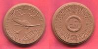 Deutschland Germany 1933 - 1945 Porzellan Medaille Braun Meissner Luftschlacht um England Jagdflugzeuge ohne Farbapplikation -