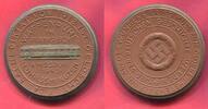 Deutschland Germany 1933 - 1945 Porzellan Medaille Braun Meissner 25. Juni 1940 Waffenruhe Frankreic