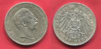 Deutschland Germany Kaiserreich Preußen 5 Mark Wilhelm II. -