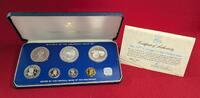 Philippinen 1 Sentimo bis 50 Pisos KMS Kursmünzensatz - Proof Coinage of the Philippines -