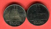 Eastern Germany DDR GDR 2 x 5 Mark Gedenkmünzen 1983 & 1972 Meißen - Meissen - Jahrgang Key Date - 2 Jahrgänge prägefrisch, leicht beschlagen