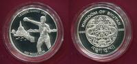 Bhutan 300 Ngultrum Silbermünze Olympische Sommerspiele 1992 Barcelona - Boxen -