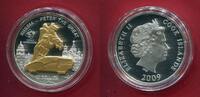 Cook-Inseln 10 Dollars Silbermünze Peter der Große Skulpturmünze (1 oz, m. 24-Karat-Teilvergoldung) -