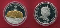 Cook-Inseln 10 Dollars Silbermünze Ayers Rock Skulpturmünze (1 oz, m. 24-Karat-Teilvergoldung) -
