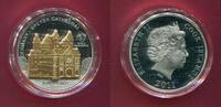 Cook-Inseln 10 Dollars Silbermünze Kaiserdom zu Speyer Skulpturmünze (1 oz, m. 24-Karat-Teilvergoldung) -