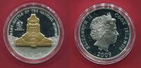 Cook-Inseln 10 Dollars Silbermünze Völkerschlachtdenkmal Leipzig Skulpturmünze (1 oz, m. 24-Karat-Teilvergoldung) -