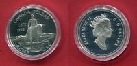 Kanada 1 Dollar Silbermünze 125 Jahre berittene Polizei -