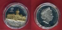 Cook-Inseln, Cook Islands 10 Dollars Skulpturmünze teilvergoldet Weltmonumente - Wartburg -