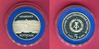 DDR 5 Mark Gedenkmünze Neusilber Sanssouci Potsdam PP -