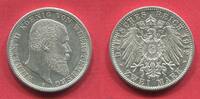 Württemberg 2 Mark Wilhelm II. König von Württemberg -
