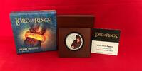 Niue 2 Dollars Silbermünze Herr der Ringe - Frodo (1 oz, m. Farbapplikation) -