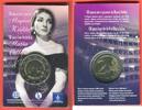 2 Euro Gedenkmünze 2023 Griechenland 100. Geburtstag Maria Callas Stempelglanz in Coincard