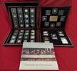 45 Münzen & Banknoten Geschichte des Christentums - Sammlung in edler Verpackung Mit edler Holzbox &