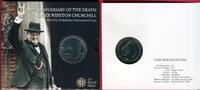 Großbritannien 5 Pfund Kupfer-Nickel-Münze Sir Winston Churchill -