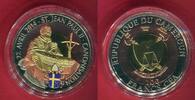 Kamerun 100 Francs CFA Cu/Ni Farbmünze Heiligsprechung von Papst Johannes Paul II. -