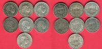 7 x 1 Corona Korona 1894 - 1915 Österreich Ungarn KuK Monarchie Kaiser Franz Joseph I. Lot Lot, bitte Bilder ansehen