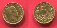 Schweden, Sweden 5 Kroner Gold 1920 Gustav V. f. Stgl