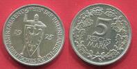 Germany Weimarer Republik 5 Mark 1925 A Jahrtausendfeier Der Rheinlande Rhinelands Celebration 1000 