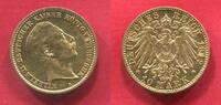 Preußen, State of Prussia German Empire 10 Mark Gold Kursmünze 1912 A Wilhelm II. Kursmünze Berlin M