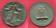 Deutschland 1933 - 1945 Olympiade Medaille Bronze Guß Olympische Spiele 1936 Berlin Olympics O. Plat
