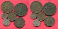 Uruguay 6 Münze 1 2 4 40 Centavos Kupfer Cu Ni -