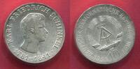 DDR GDR Eastern Germany 10 Mark DDR Silber Silber 125. Todestag von Karl Friedrich Schinkel -