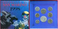 San Marino 1888 Lire Kursmünzensatz mit 5000 Lire Silber -