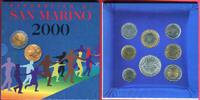 San Marino 10 - 5000 Lire KMS Auf dem Weg ins 3.Jahrtausend - Verso il Terzo Millennio -