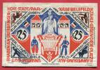 Bielefeld Notgeld der besonderen Art 25 Mark Leinen Stadtsparkasse -