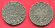 Russland Russia 1 Rubel Nikolaus I. -