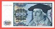 BRD, Deutsche Bundesbank 100 DM Deutsche Mark Banknote Kosmograph Sebastian Münster/ Adler Serie N ... P -