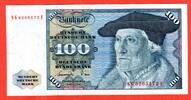 BRD, Deutsche Bundesbank 100 DM Deutsche Mark Banknote Kosmograph Sebastian Münster/ Adler Ser N ... E -