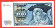 BRD, Deutsche Bundesbank 100 DM Deutsche Mark Banknote Kosmograph Sebastian Münster/ Adler Ser N ... D -