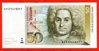 Bundesrepublik Deutschland 50 Deutsche Mark Balthasar Neumann - Serie AY ... X7 -