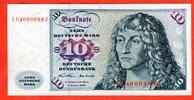 BRD, Deutsche Bundesbank 10 DM Deutsche Mark Banknote Segelschiff - Schiffsmotiv - Serie C ... J -