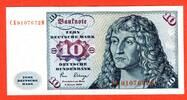 BRD, Deutsche Bundesbank 10 DM Deutsche Mark Banknote Segelschiff - Schiffsmotiv - Serie C ... M -