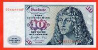 Bundesrepublik Deutschland 10 DM Deutsche Mark Banknote Gorch Fock Segelschiff - Bartloser Mann - Lucas Cranach - Serie C ... P -